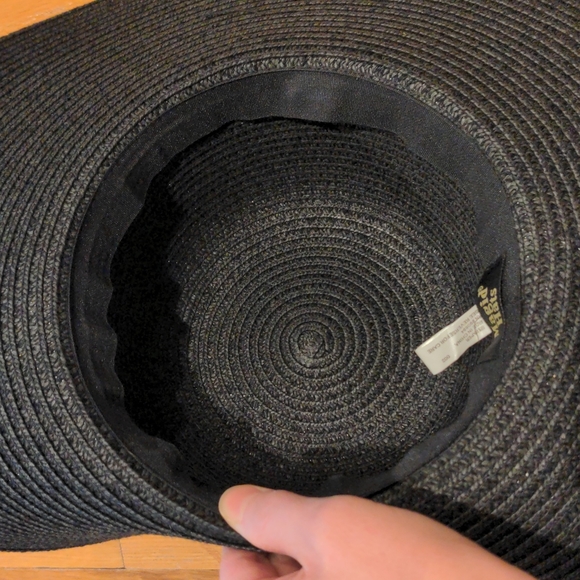 Magid Hats, black sunhat with braided belt - Picture 9 of 12